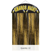12 Pack Bulk Awards Night Party Door Curtain