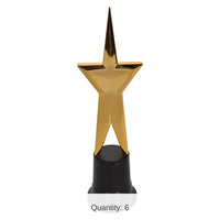 6 Pack Bulk Awards Night Star Party Statuette