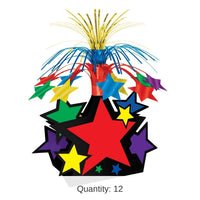 12 Pack Bulk Star Party Centerpiece