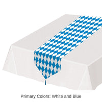 12 Pack Bulk Printed Oktoberfest Paper Table Runner