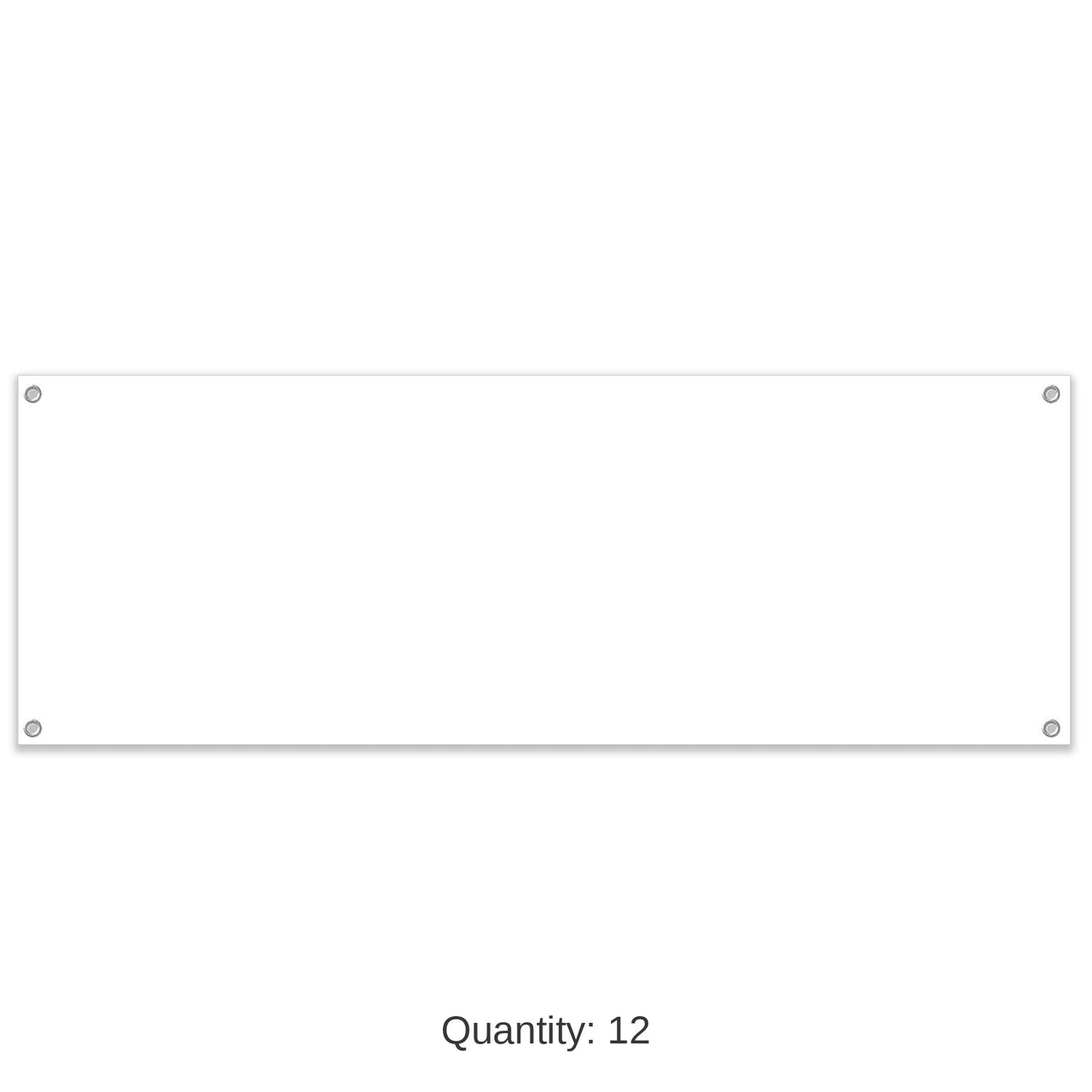 12 Pack Bulk Blank Sign Party Banner