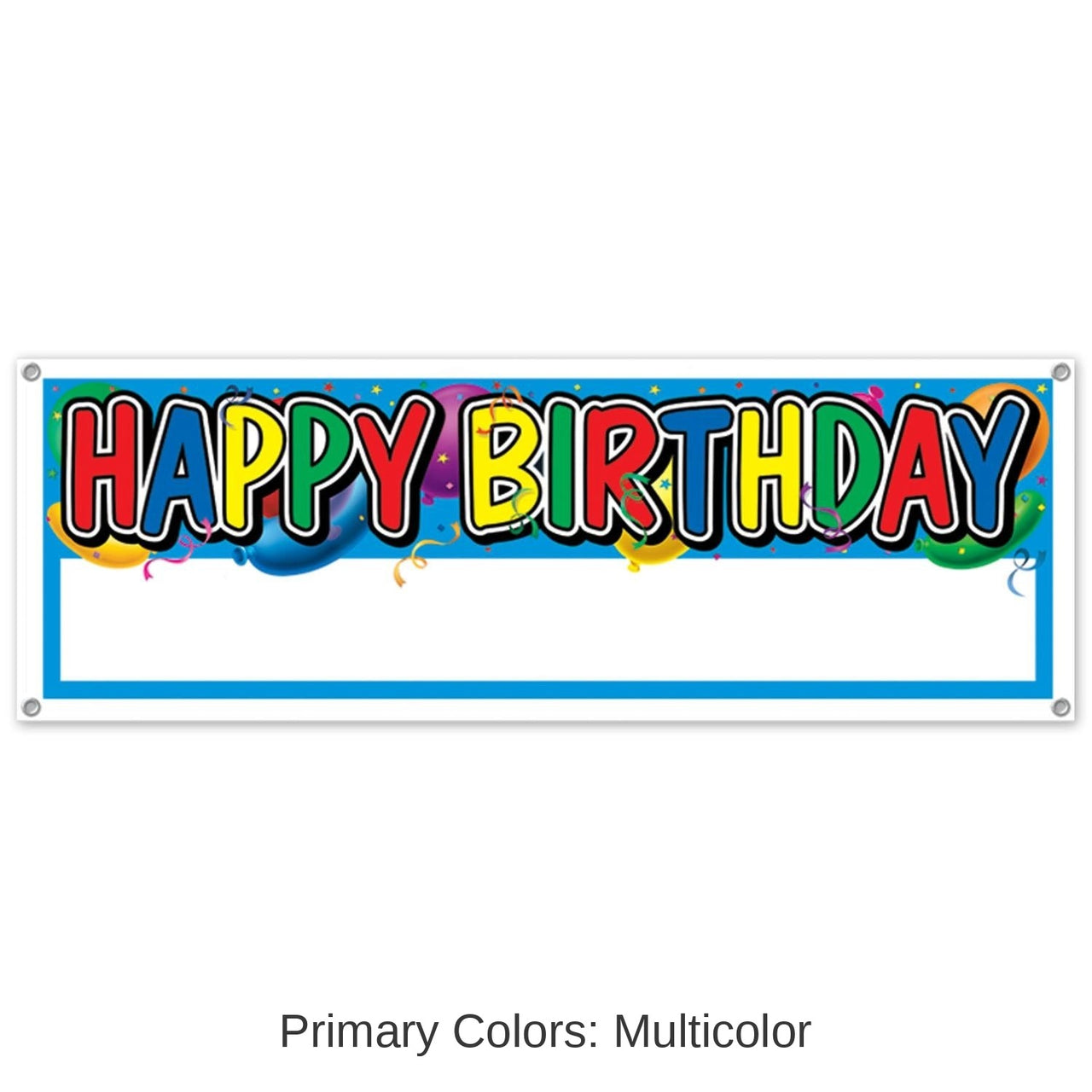12 Pack Bulk Happy Birthday Sign Banner