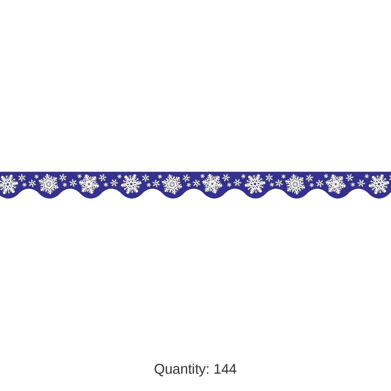 144 Pack Bulk Winter Border Trim Wall Decoration