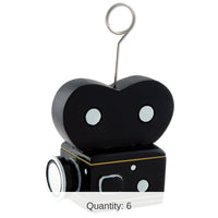 6 Pack Bulk Movie Camera Photo/Balloon Holder