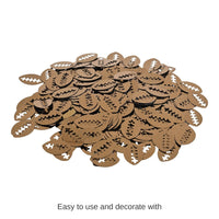 12 Pack Bulk Party Confetti Footballs brown (1 Oz per Pack)