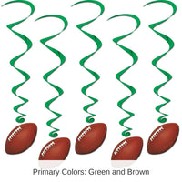30 Piece Bulk Football Party Whirls
