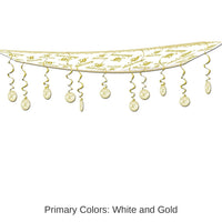 6 Pack Bulk 50th Anniversary Ceiling Decoration