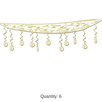 6 Pack Bulk 50th Anniversary Ceiling Decoration