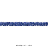12 Pack Bulk 6-Ply Metallic Party Festooning Garland - blue