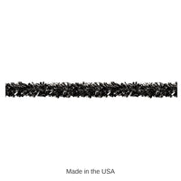 12 Pack Bulk 6-Ply Party Metallic Festooning Garland - black