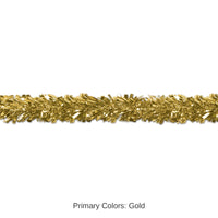 12 Pack Bulk 6-Ply Metallic Party Festooning Garland - gold