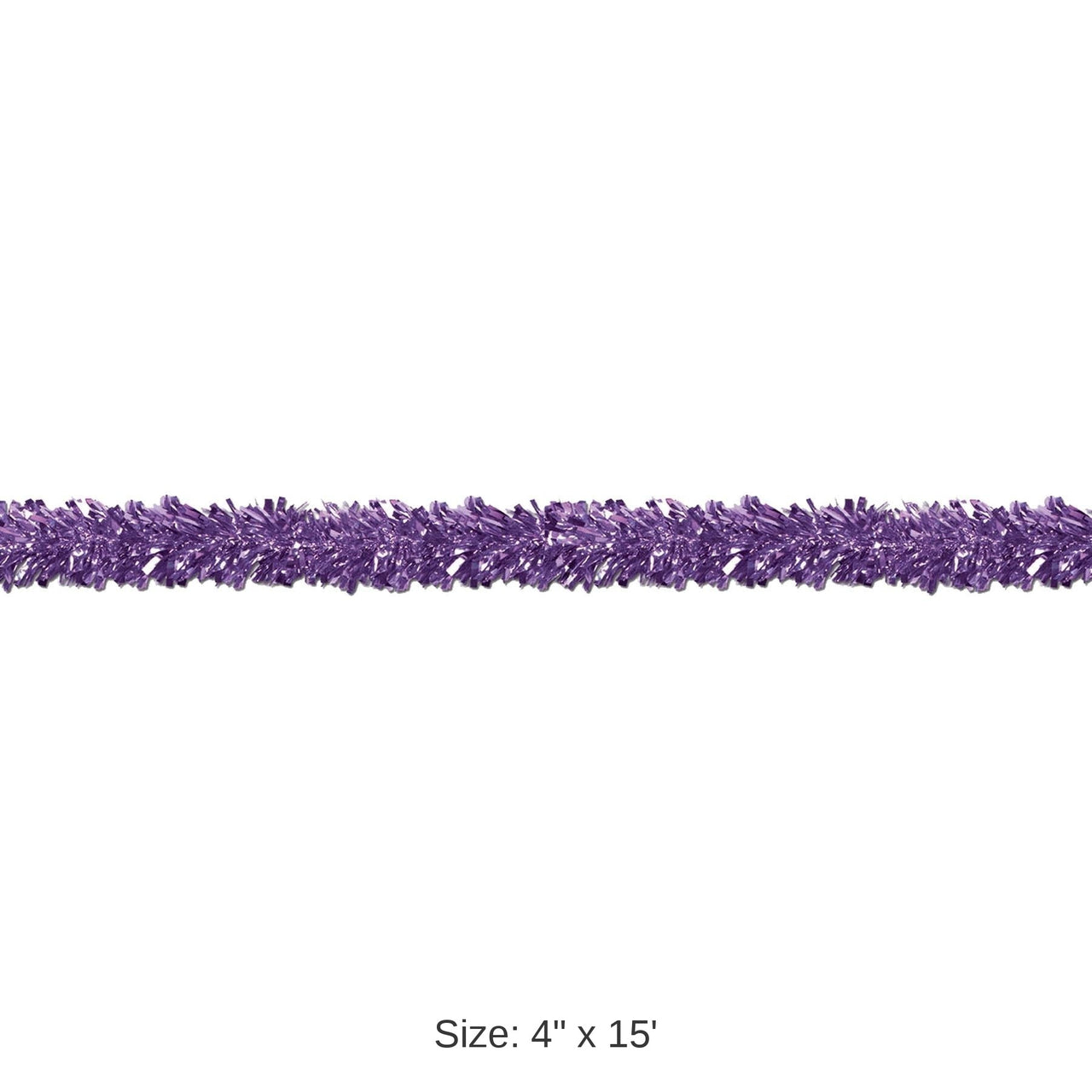 12 Pack Bulk 6-Ply Metallic Party Festooning Garland - purple