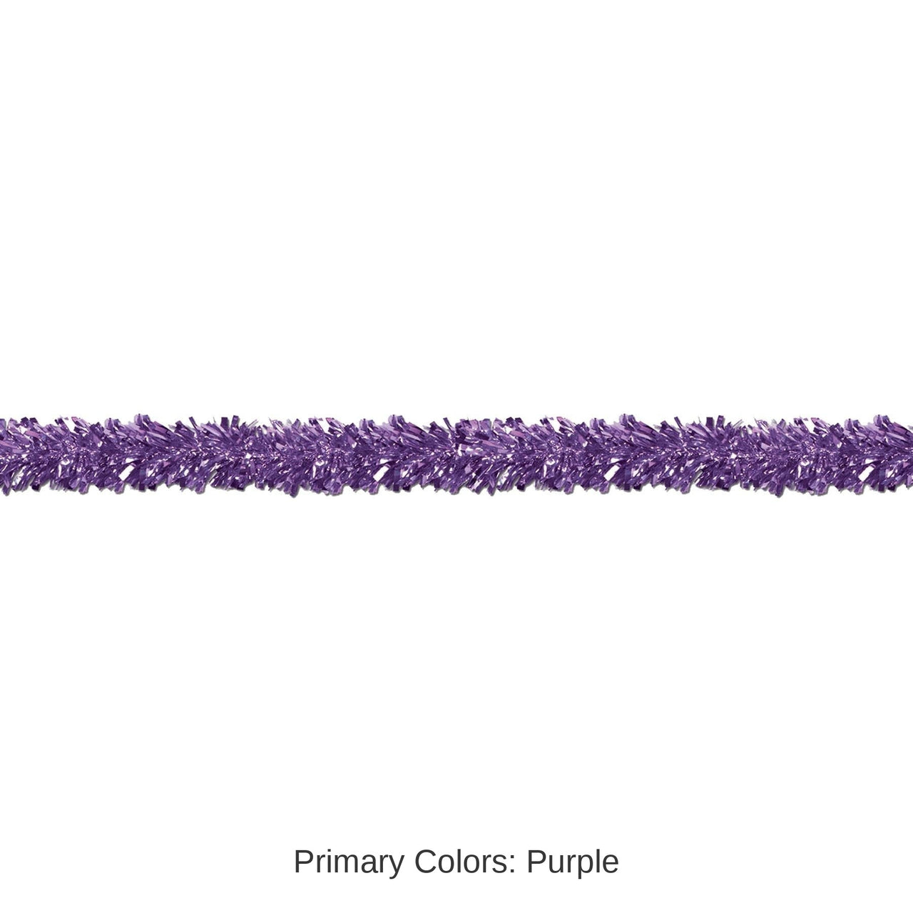 12 Pack Bulk 6-Ply Metallic Party Festooning Garland - purple