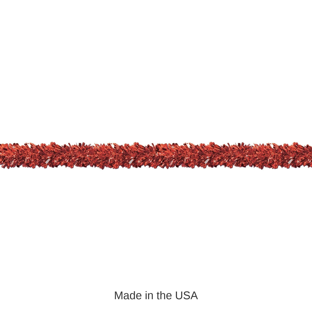 12 Pack Bulk 6-Ply Metallic Party Festooning Garland - red
