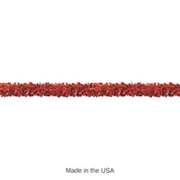 12 Pack Bulk 6-Ply Metallic Party Festooning Garland - red