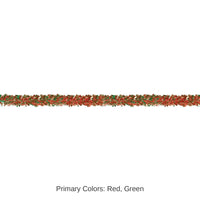 12 Pack Bulk Christmas 6-Ply Metallic Festooning Garland - red/green