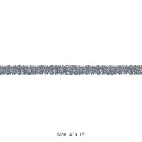 12 Pack Bulk 6-Ply Metallic Party Festooning Garland - silver
