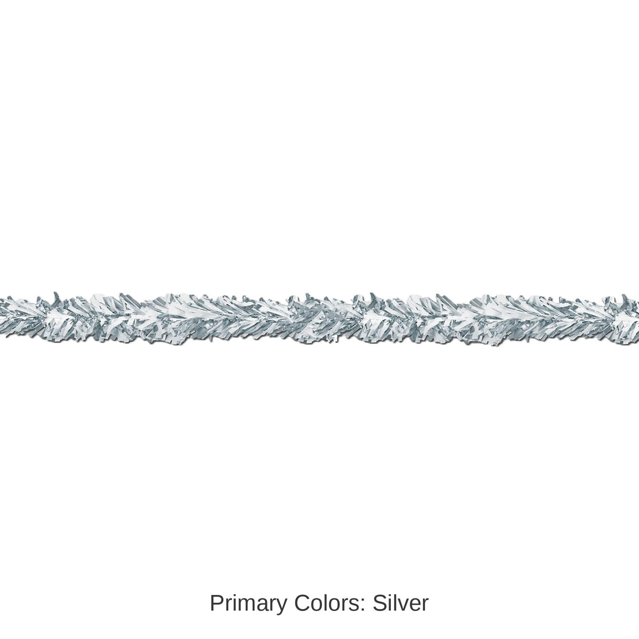 12 Pack Bulk 6-Ply Metallic Party Festooning Garland - white