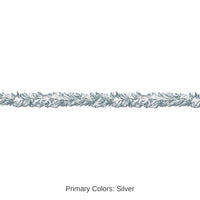 12 Pack Bulk 6-Ply Metallic Party Festooning Garland - white