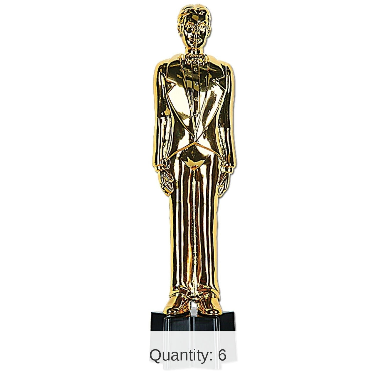 6 Pack Bulk Awards Night Male Statuette