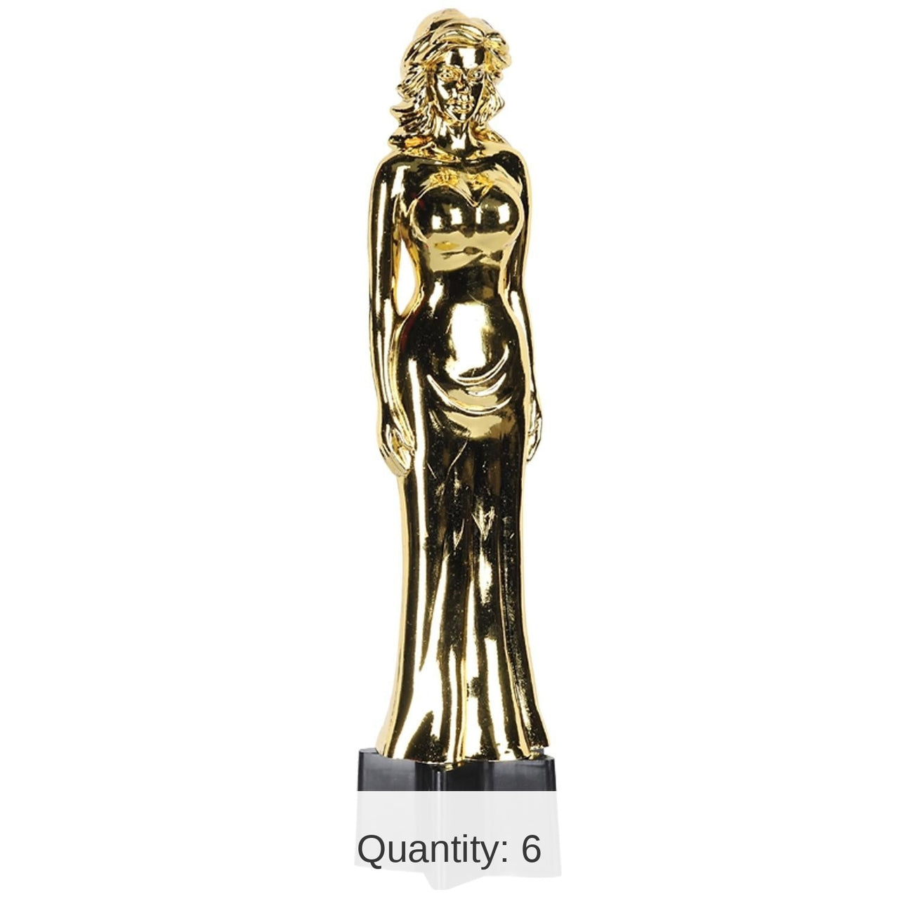 6 Pack Bulk Awards Night Female Statuette