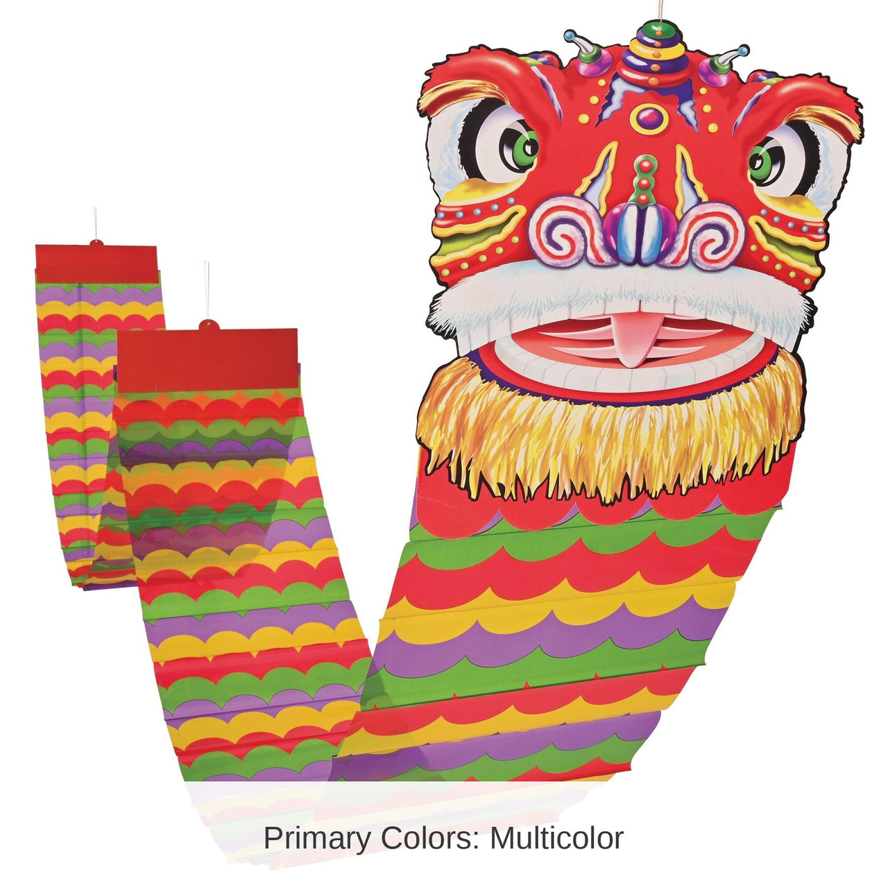 6 Pack Bulk Dragon Ceiling Party Decoration