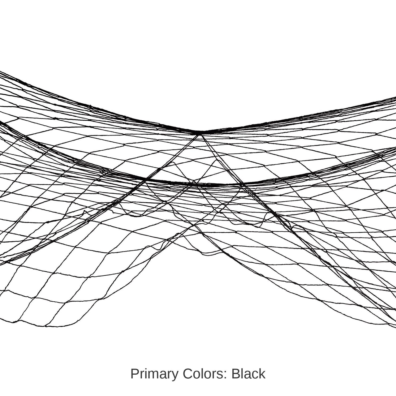 12 Pack Bulk Luau Party Fish Netting - black