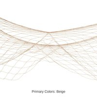 12 Pack Bulk Luau Party Fish Netting - natural white