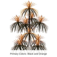 12 Pack Bulk Halloween Firework Chandelier - orange/black