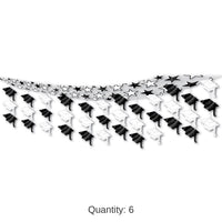 6 Pack Bulk Graduate Cap Graduation Party Ceiling Decoration
