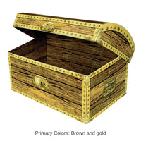 12 Pack Bulk 5.5 Inch-Treasure Chest Party Box