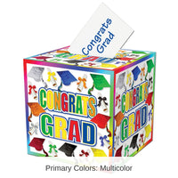 6 Pack Bulk Graduation Party Card Box- Multicolor