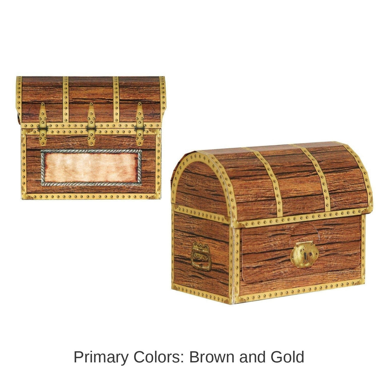 48 Pack Bulk Pirate Treasure Chest Party Favor Boxes