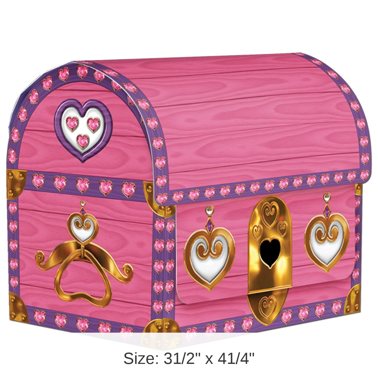 48 Pack Bulk Princess Treasure Chest Favor Boxes