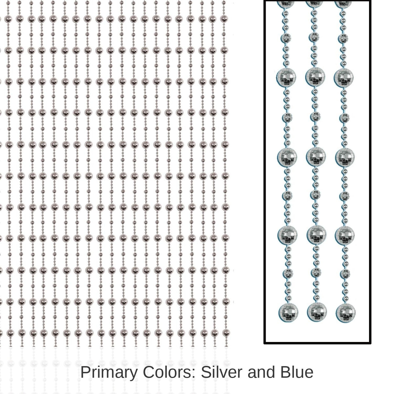 Disco Ball Party Bead Curtain Decoration