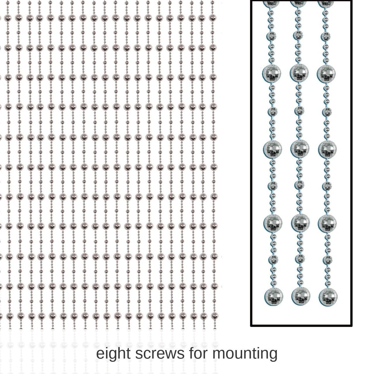 Disco Ball Party Bead Curtain Decoration