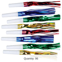 96 Pack Bulk New Year's Eve Squawkers Asst colors - Asst colors