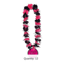 12 Pack Bulk Bachelorette Party Lei with Naughty Girl Medallion