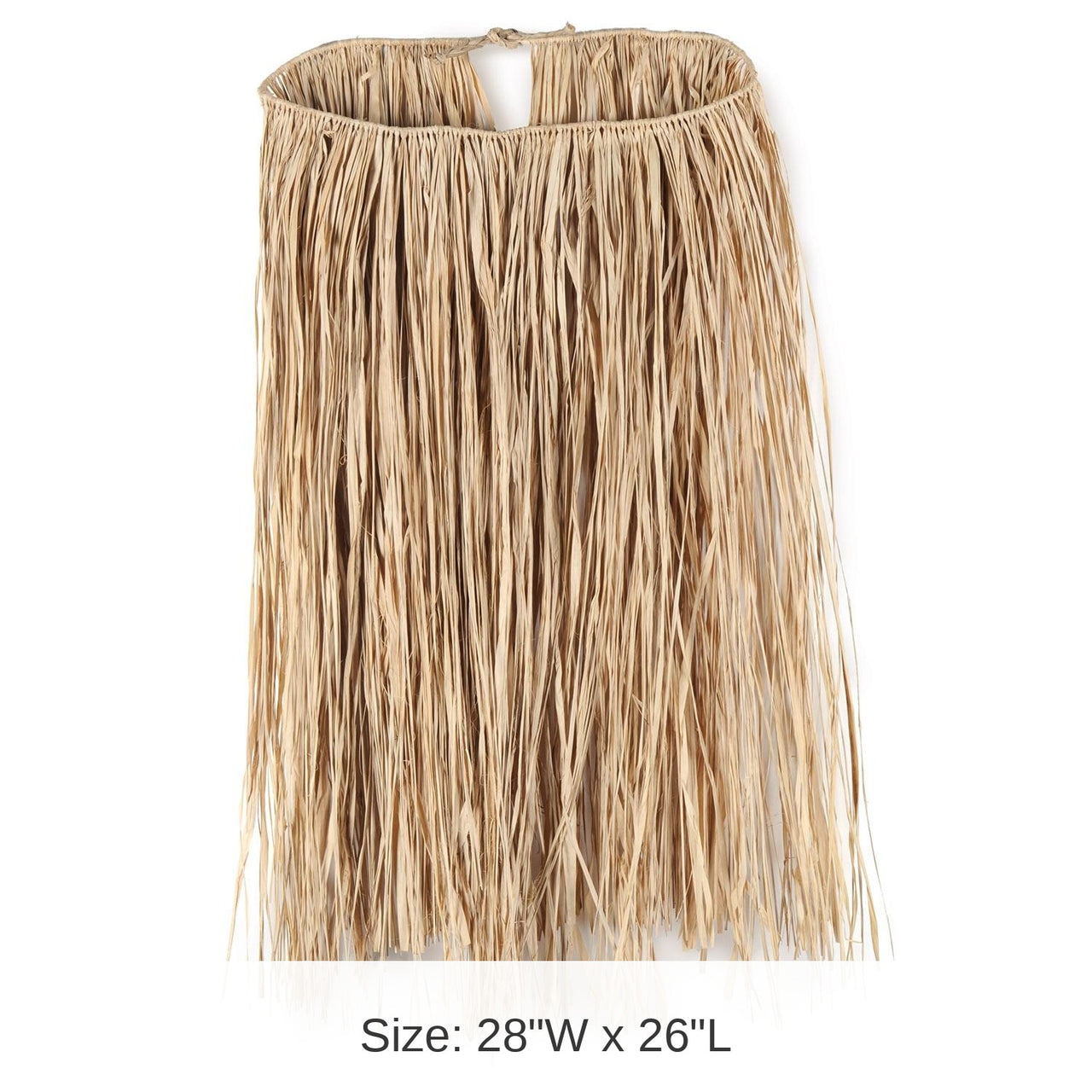 12 Pack Bulk Teen Raffia Hula Skirt