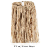 12 Pack Bulk Teen Raffia Hula Skirt