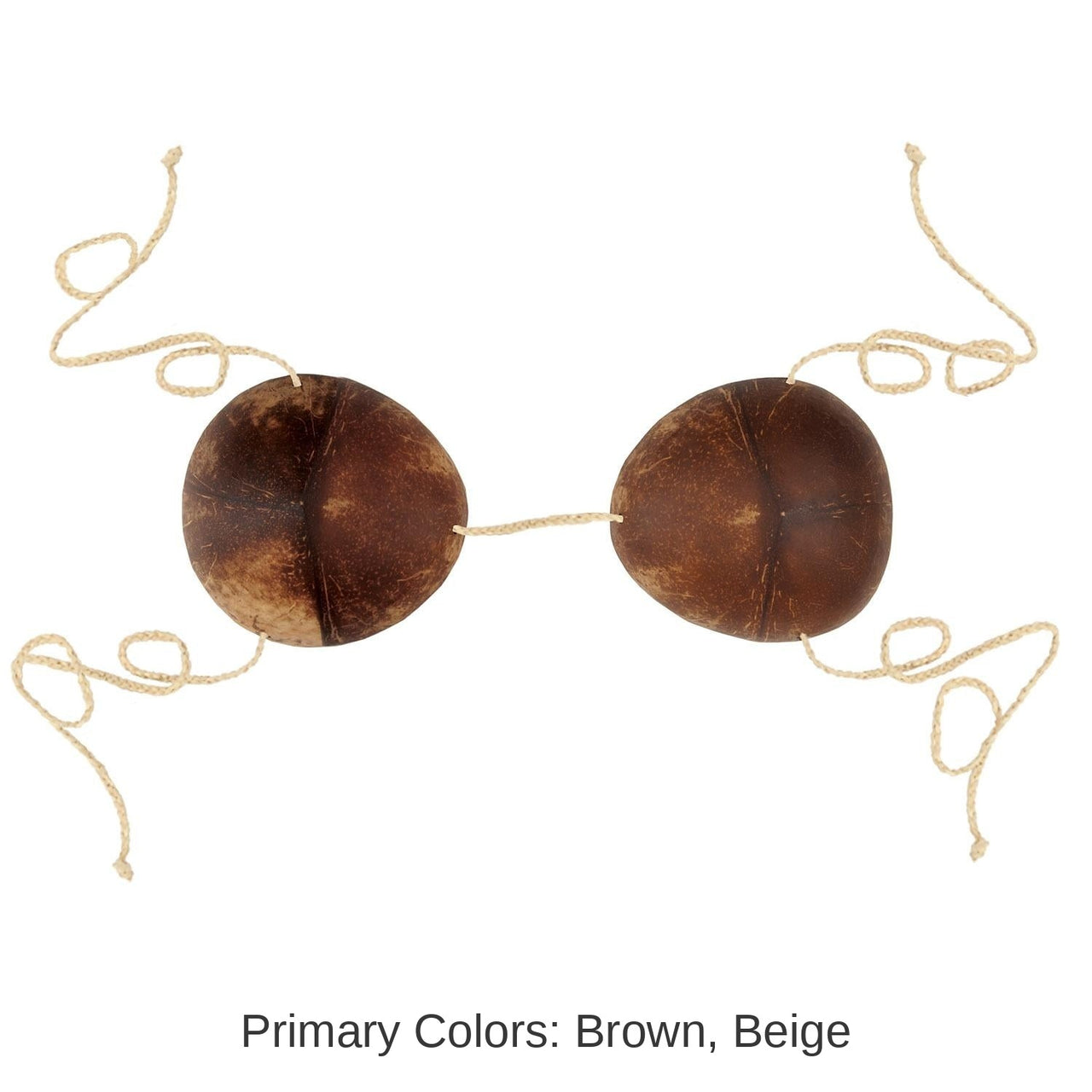 12 Pack Bulk Luau Party Coconut Bikini Top