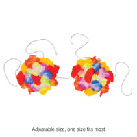 12 Pack Bulk Luau Party Floral Bikini Top
