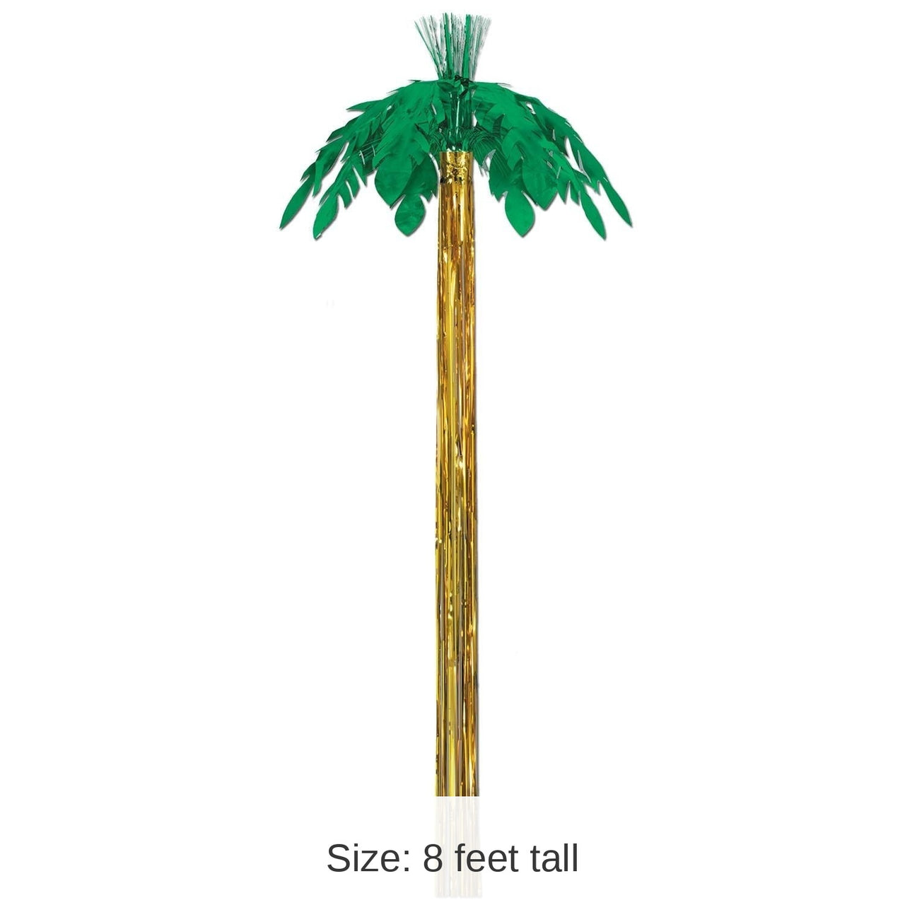 12 Pack Bulk Luau Party Metallic Palm Tree