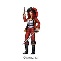 12 Pack Bulk Jointed Bonny Buccaneer Party Decoration