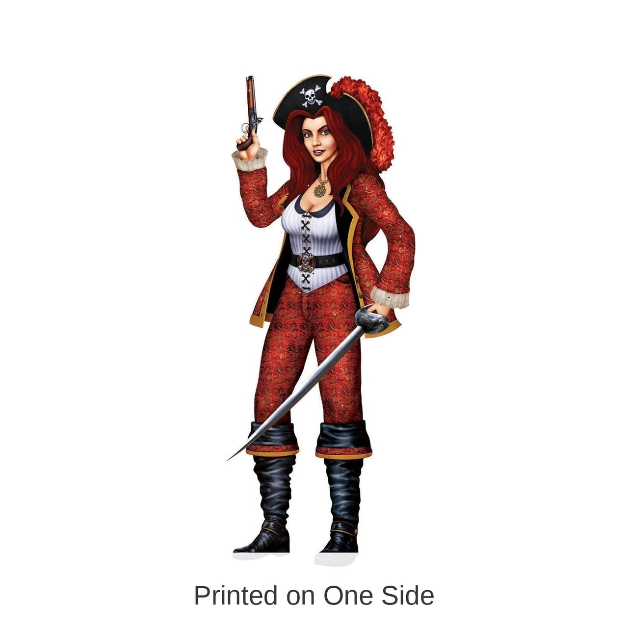 12 Pack Bulk Jointed Bonny Buccaneer Party Decoration