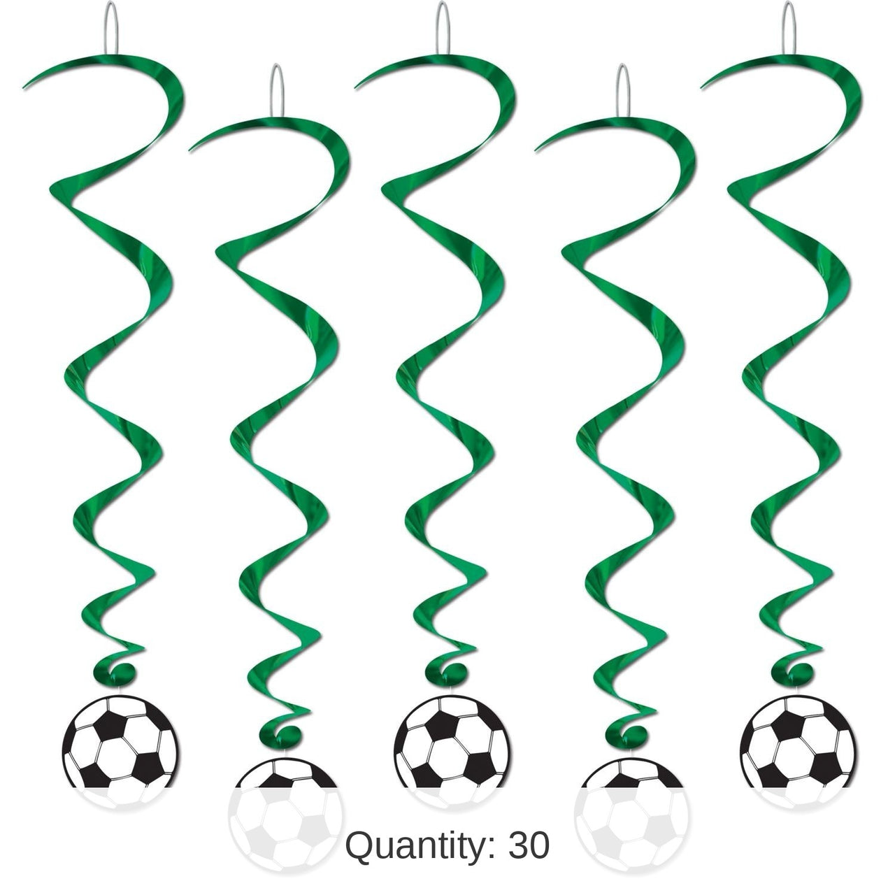 30 Piece Bulk Soccer Ball Party Whirls