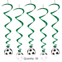 30 Piece Bulk Soccer Ball Party Whirls