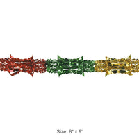 12 Pack Bulk Metallic Party Garland - multi-color