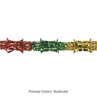 12 Pack Bulk Metallic Party Garland - multi-color