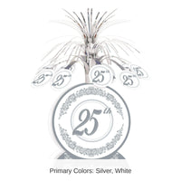 12 Pack Bulk 25th Anniversary Centerpiece